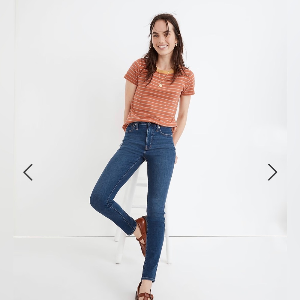 Madewell High Rise Skinny Jeans, Size 27